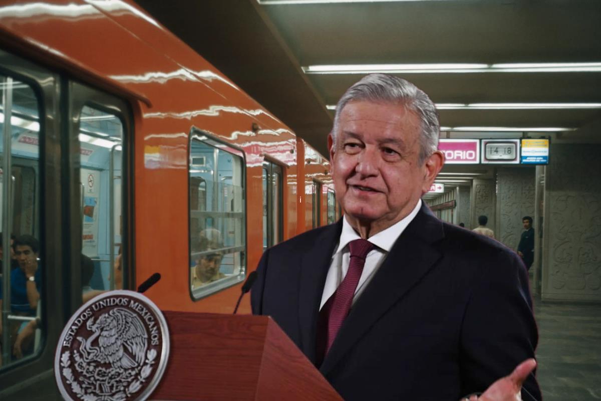 AMLO mencionó que le recomendaron privatizar el metro. Foto: Especial