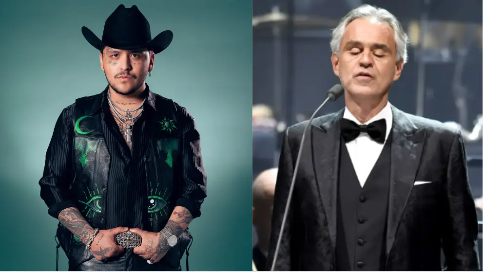 Christian Nodal se suma al homenaje de Andrea Bocelli por su 30 aniversario