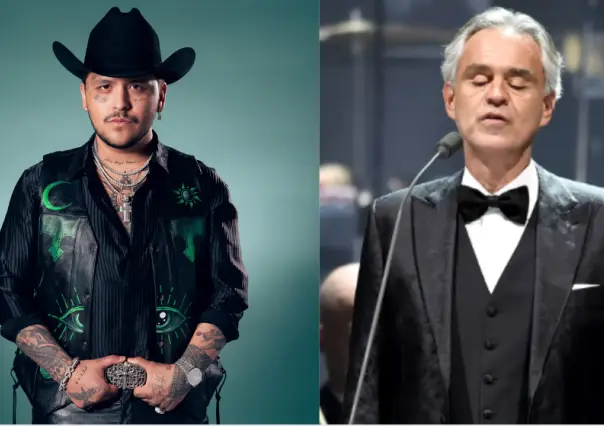 Christian Nodal se suma al homenaje de Andrea Bocelli por su 30 aniversario