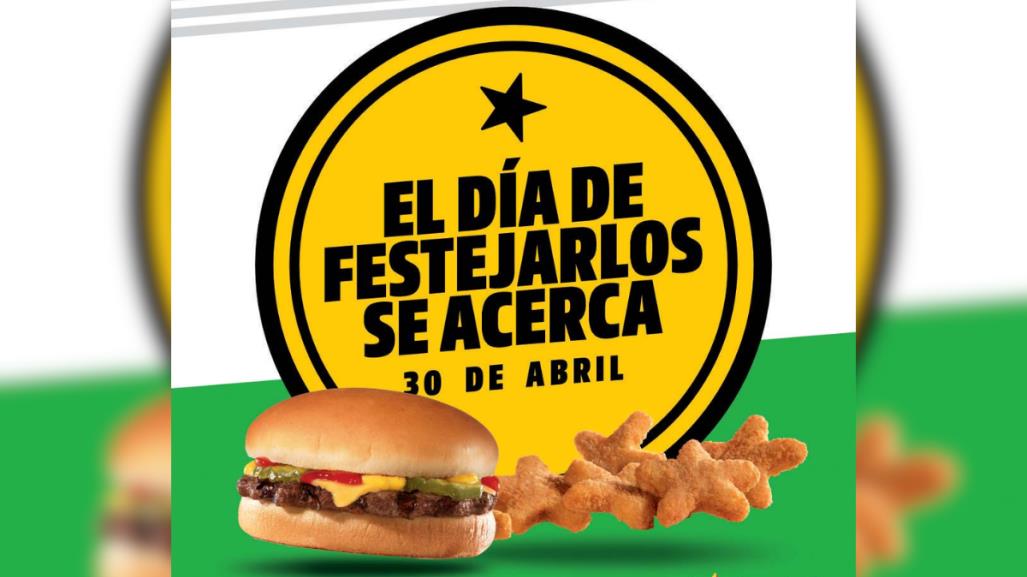 ¡Celebra el Día del Niño con una hamburguesa gratis en Carl’s Jr!