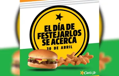 ¡Celebra el Día del Niño con una hamburguesa gratis en Carl’s Jr!