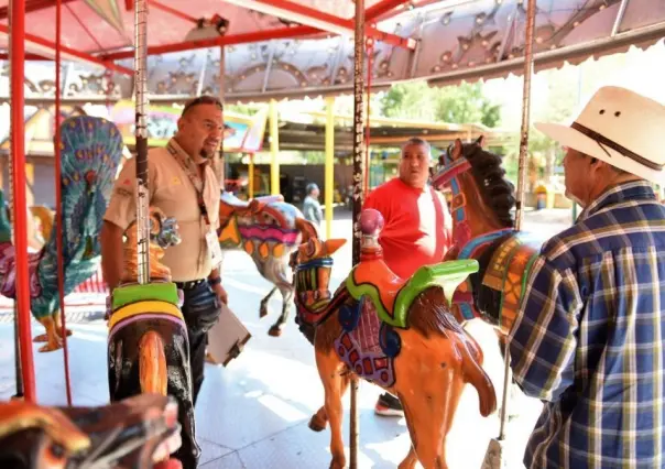 Inspecciona Protección Civil juegos mecánicos en Torreón previo al Día del Niño