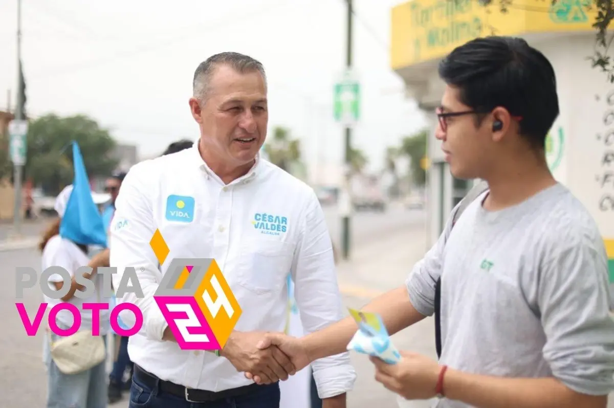 Promete César Valdés mayor seguridad en zonas habitacionales y comercios