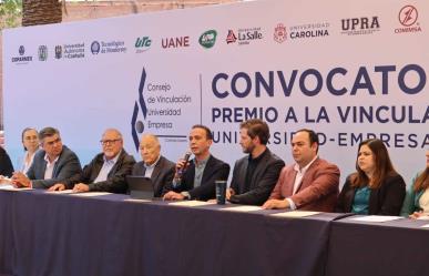 Presentan convocatoria al Premio a la Vinculación Universidad - Empresa 2024