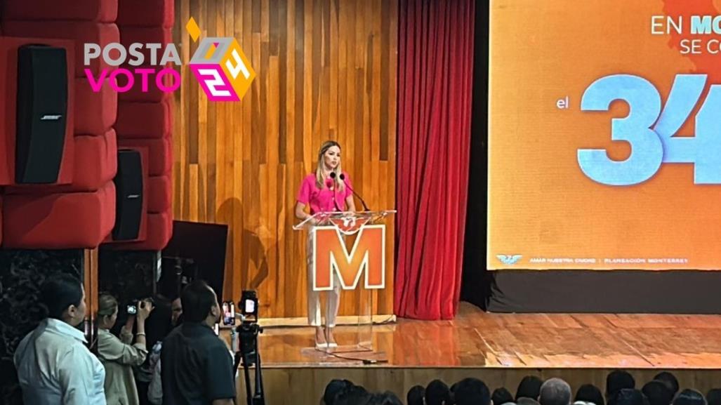 Presenta Mariana Rodríguez su eje Amar a nuestra Ciudad, lo que Monterrey quiere