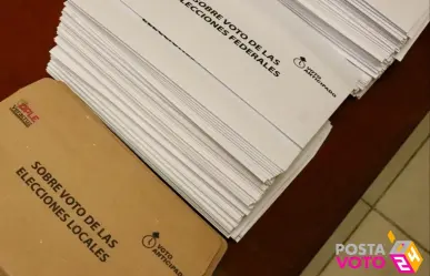 Cuentan sobres para la jornada anticipada de votación de personas en postración