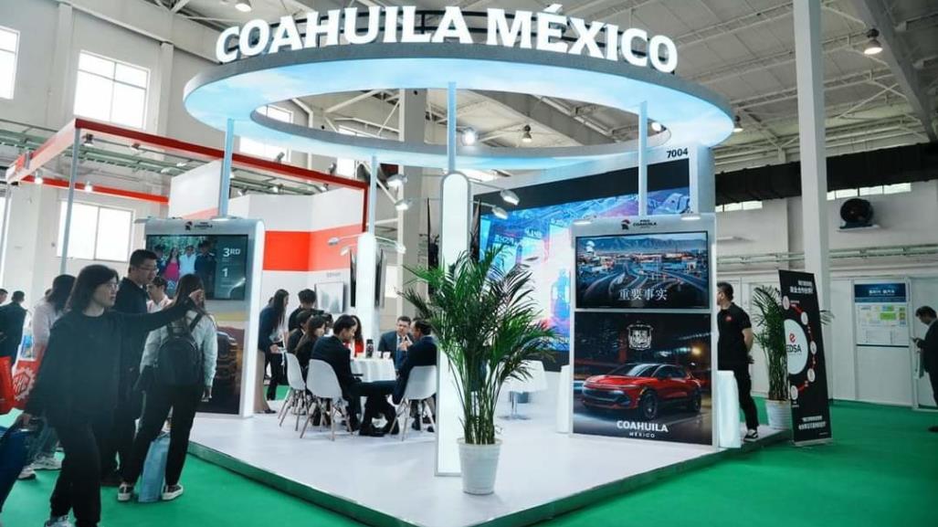 Destaca Coahuila en stand de Auto Show de Beijing 2024