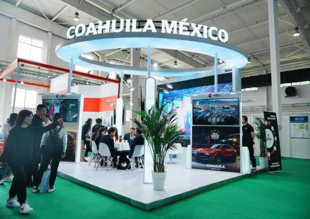 Destaca Coahuila en stand de Auto Show de Beijing 2024