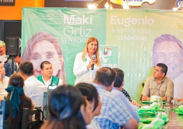 Maki Ortiz se compromete a beneficio de emprendedores de Ciudad Madero