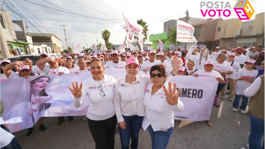 Apoyan ciudadanos candidatura de Carmen Lilia Canturosas