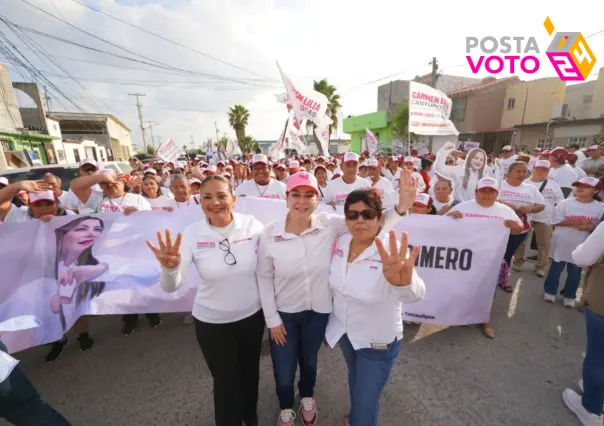 Apoyan ciudadanos candidatura de Carmen Lilia Canturosas