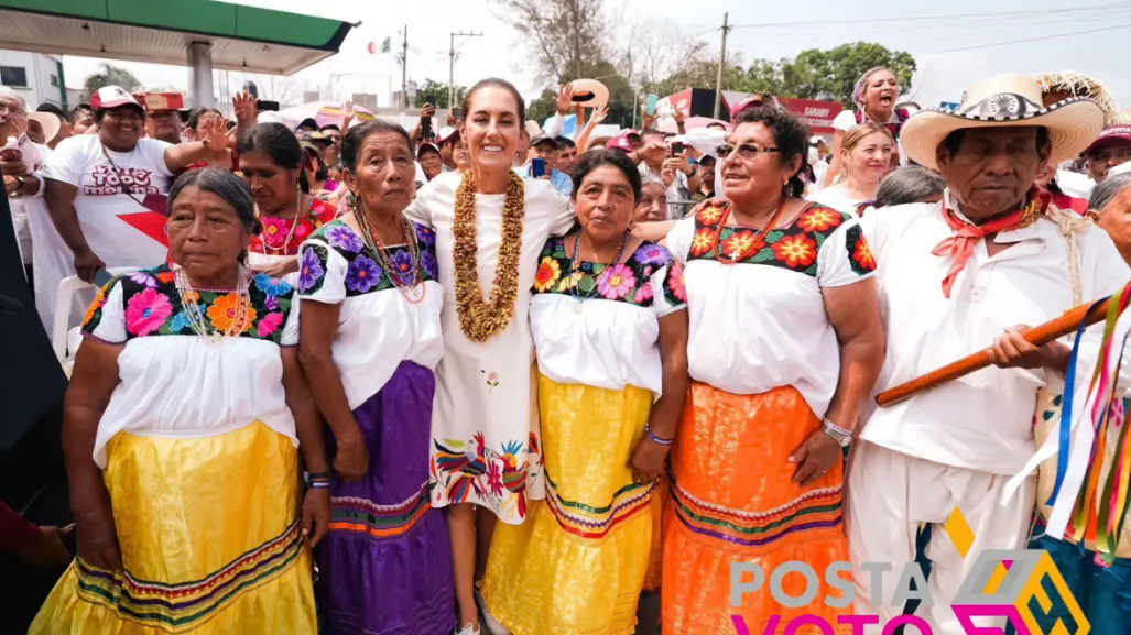 Sheinbaum celebra respaldo a Morena en Veracruz pese a ataques opositores