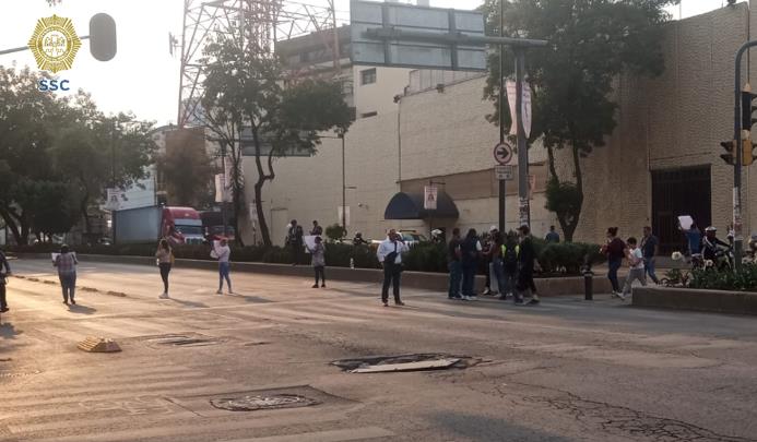 Av. Dr. Río de la Loza a la altura de Av. Niños Héroes. Foto: @OVIALCDMX