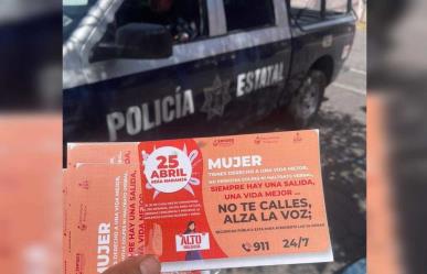 Policía Estatal promueve el Día Naranja y la no violencia contra la mujer