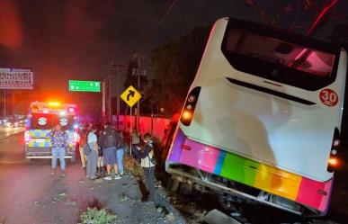 Siete personas heridas tras descarrilamiento de Mexibus en Ecatepec