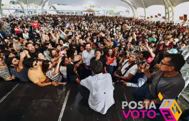 Álvarez Máynez enfrenta protestas y logra dialogar en la UAM Xochimilco