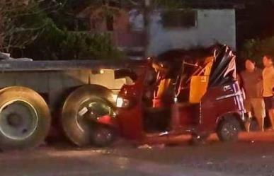 Herido de gravedad tras chocar su mototaxi contra un tráiler