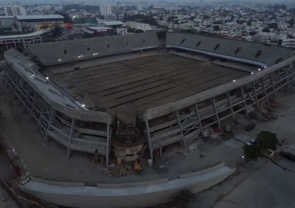 Gobernador de Veracruz busca revivir a los Tiburones Rojos, así luce su estadio