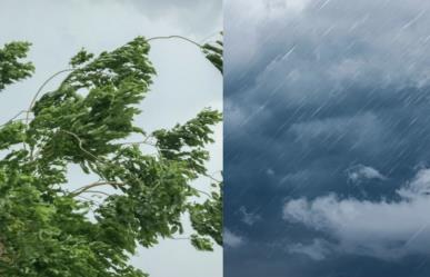 Vientos fuerte en el norte y lluvias en varias regiones de México