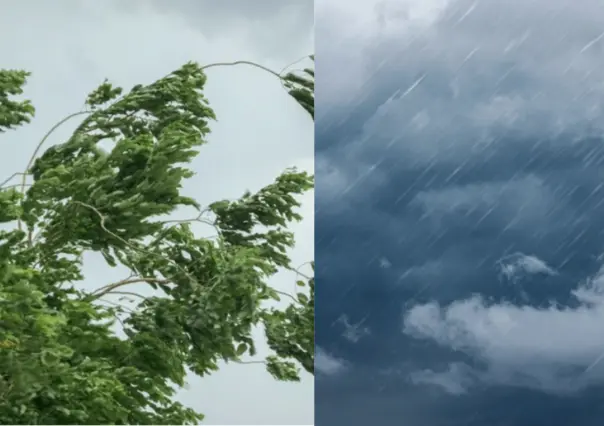 Vientos fuerte en el norte y lluvias en varias regiones de México