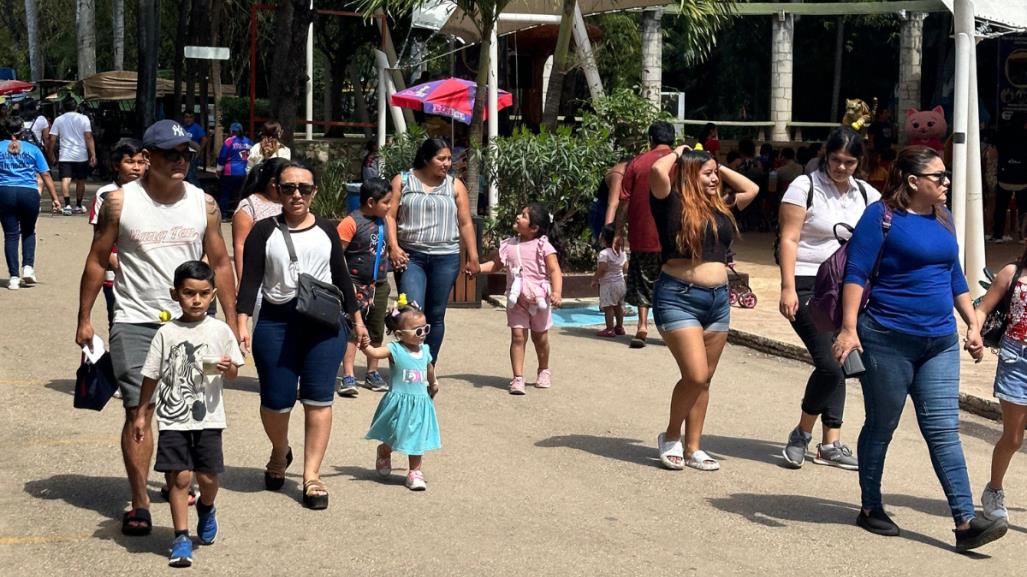 Estiman alta afluencia en zoológicos de Mérida durante el fin de semana