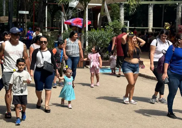 Estiman alta afluencia en zoológicos de Mérida durante el fin de semana