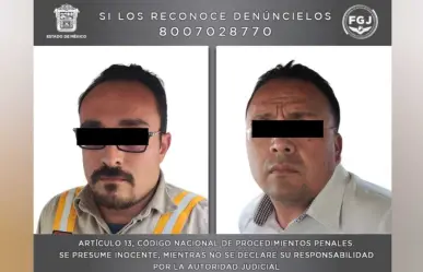 Detienen a dos probables extorsionadores haciéndose pasar por personal de la CFE