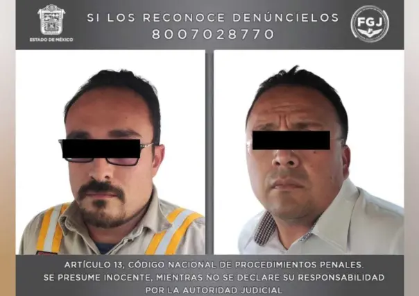 Detienen a dos probables extorsionadores haciéndose pasar por personal de la CFE