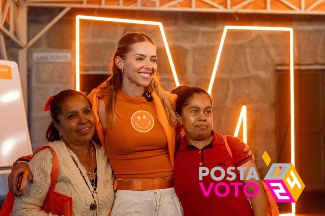 Mariana Rodríguez, abandera de Movimiento Ciudadano, va a la cabeza con 39.3 por ciento. Foto: Especial.