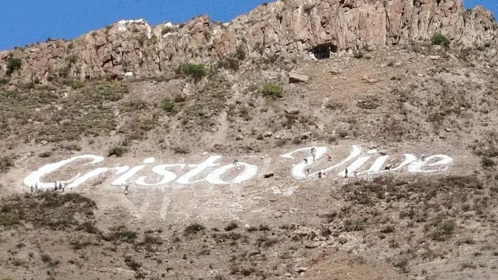 Dan ultimátum a Cristo Vive por modificación en la insignia del Cerro del Pueblo