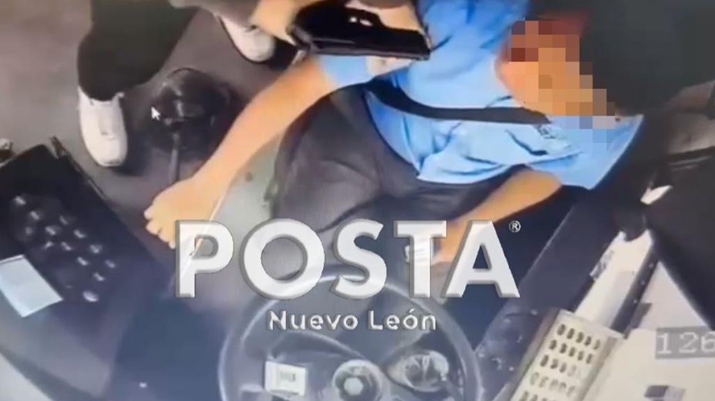 Asalta pistolero rutas urbanas en Apodaca y Guadalupe;  queda grabado