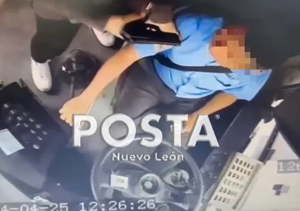 Asalta pistolero rutas urbanas en Apodaca y Guadalupe;  queda grabado