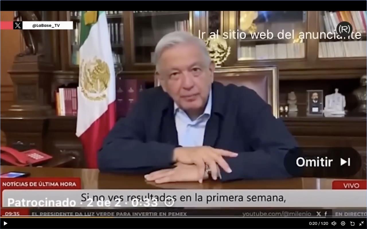 Presidente AMLO. Foto: SS de @Jey_21