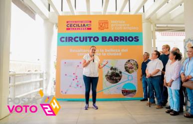 Cecilia Patrón impulsa economía y belleza de barrios del centro de Yucatán