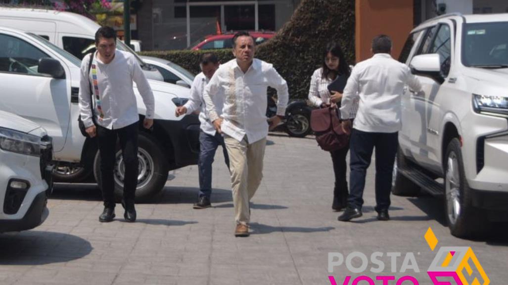 Niega gobernador Cuitláhuac meterse en el proceso electoral