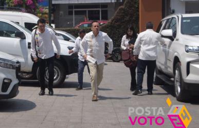 Niega gobernador Cuitláhuac meterse en el proceso electoral