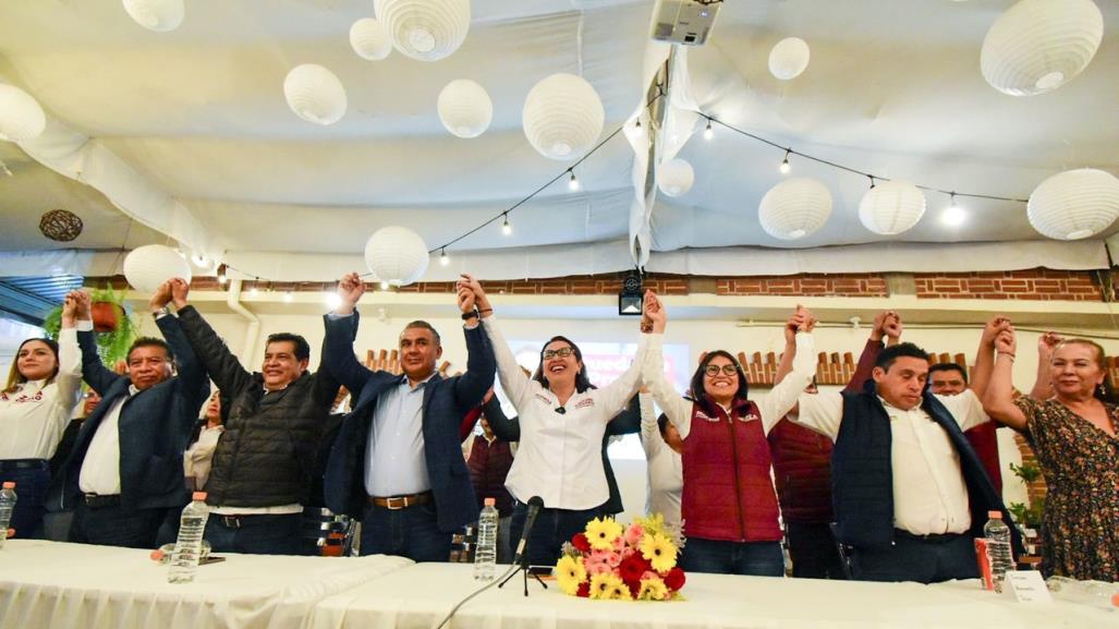 Inicia campaña Azucena Cisneros en Ecatepec con una hora de retraso