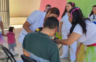 Inician los festejos del Día del Niño en la jornada de vacunación