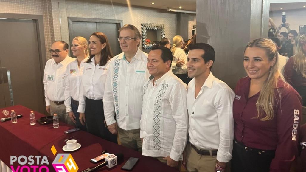 Marcelo Ebrard asegura que Huacho Díaz ganará la gubernatura de Yucatán