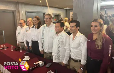 Marcelo Ebrard asegura que Huacho Díaz ganará la gubernatura de Yucatán