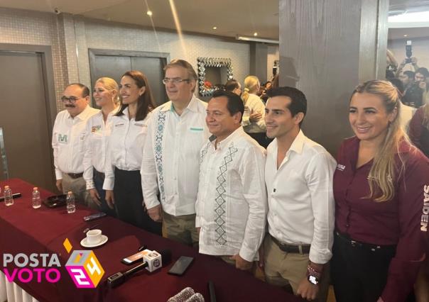 Marcelo Ebrard asegura que Huacho Díaz ganará la gubernatura de Yucatán