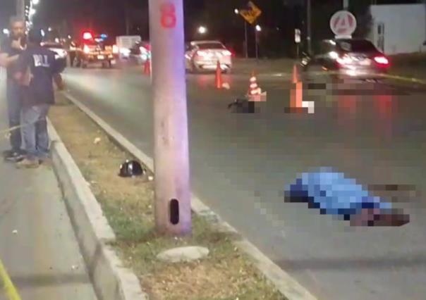 Motociclista derrapa y pierde la vida a la entrada de Ciudad Caucel