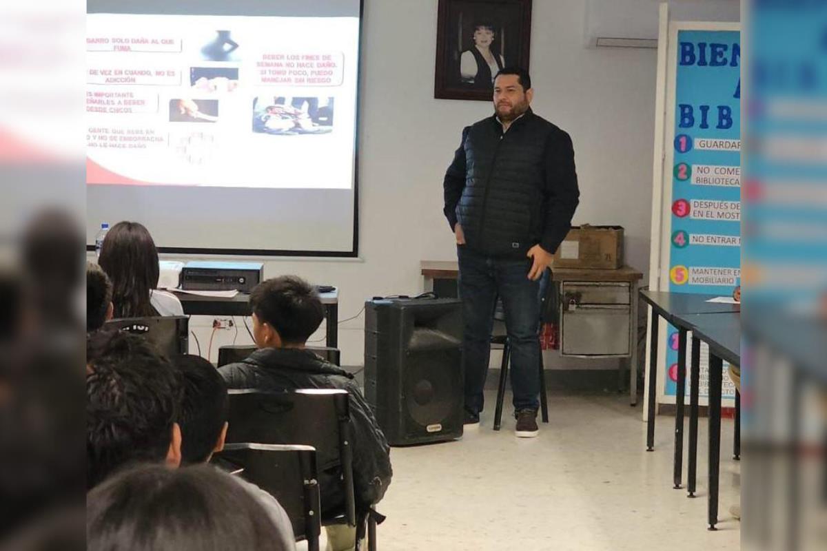 Brigadas de salud mental y adicciones en escuelas de Tamaulipas. Foto: Agencia