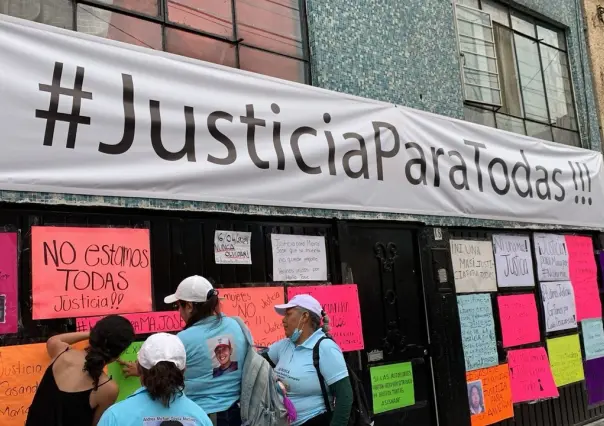 ¡Exigen justicia!, manifestantes se presentan en casa de presunto feminicida