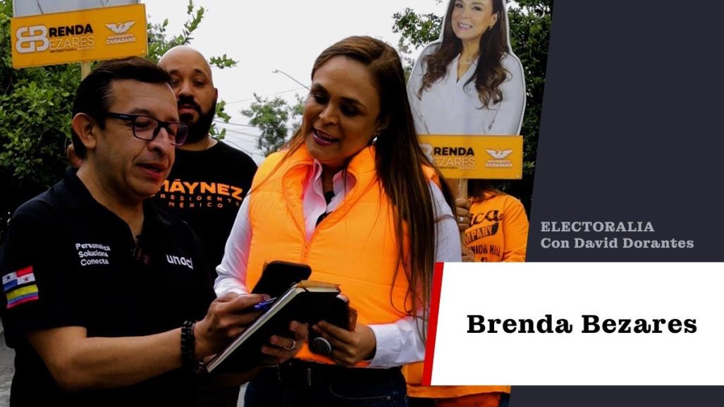 Evalúan desempeño de Brenda Bezares, candidata de Movimiento Ciudadano