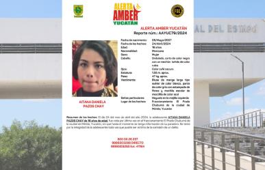 Alerta Amber: Reportan desaparecida a una joven de 16 años en Mérida