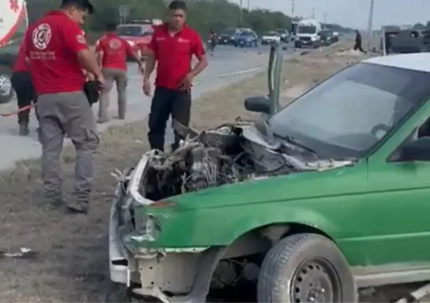 Mujer fallecida y tres heridos en accidente vial en Salinas Victoria