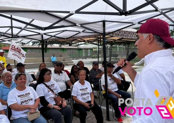 Víctor David Guerrero se compromete a renovar plazas en San Nicolás