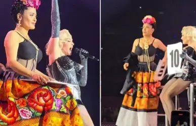 Madonna sube al escenario a Salma Hayek en su último concierto en CDMX