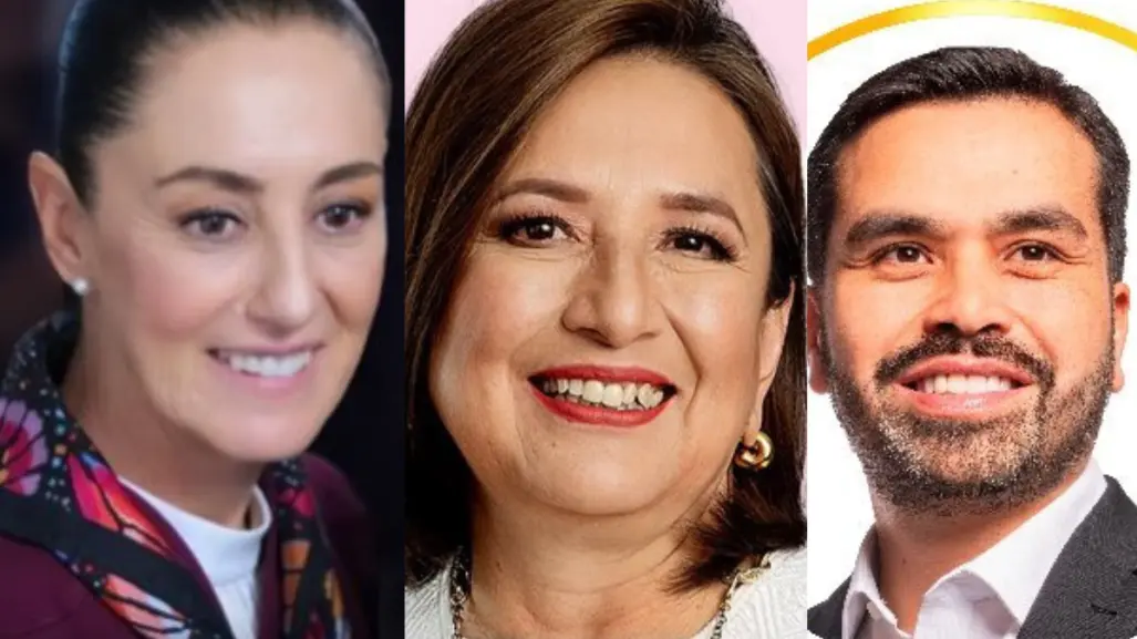 Claudia Sheinbaum, Xóchitl Gálvez y Jorge Máynez listos para debate 2024